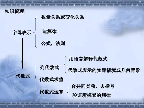 第三章整式及其加减回顾与思考