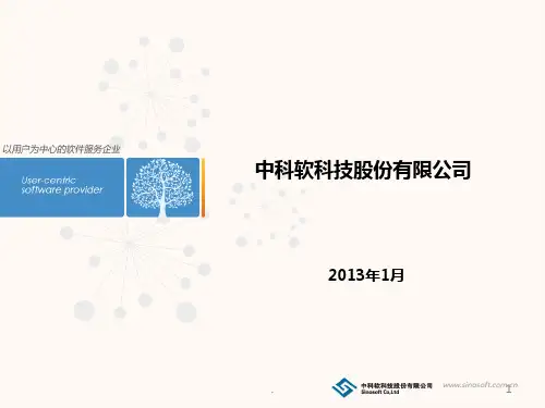 中科软公司介绍PPT课件