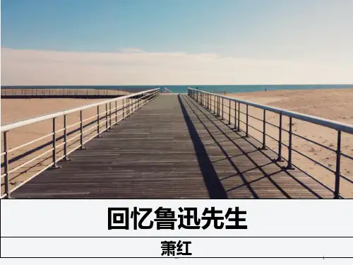 回忆鲁迅先生优秀PPT课件