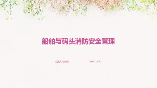 船舶与码头消防安全管理