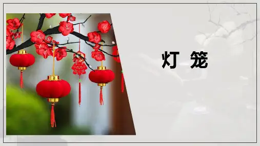 第4课 灯笼 课件(共26张PPT) 部编版语文八年级下册