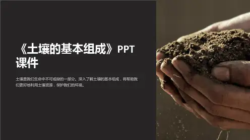 《土壤的基本组成》课件