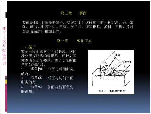 錾削锯削锉削