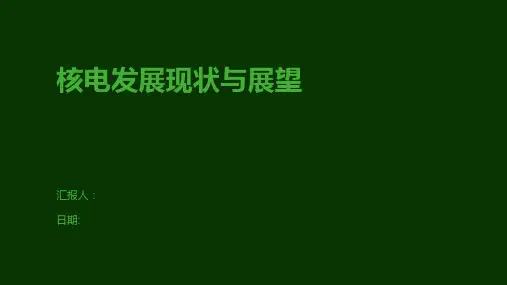核电发展现状与展望