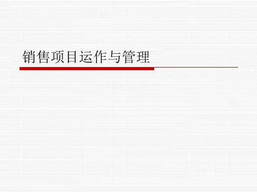 大型项目营销管理(决策链分析-鱼骨图-竞争分析Swot-重大项目过程管理)