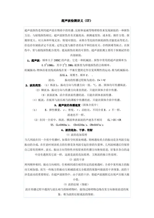 超声波检测讲义