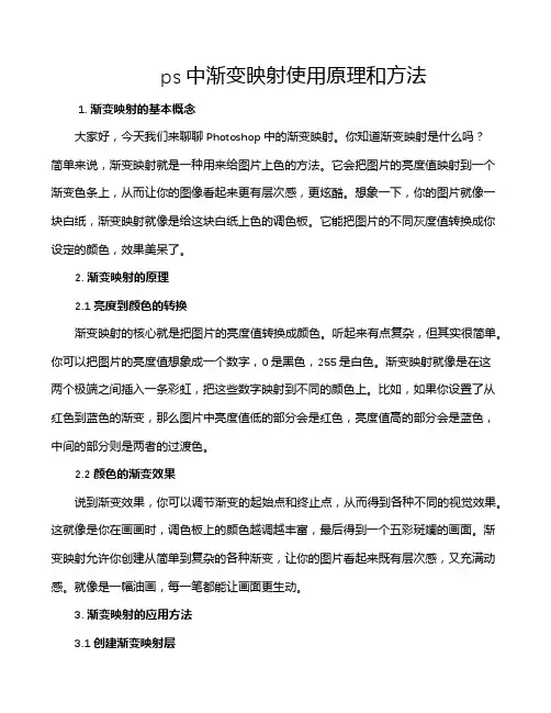 ps中渐变映射使用原理和方法