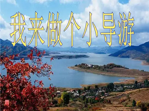 《2. 我来做个小导游》PPT课件