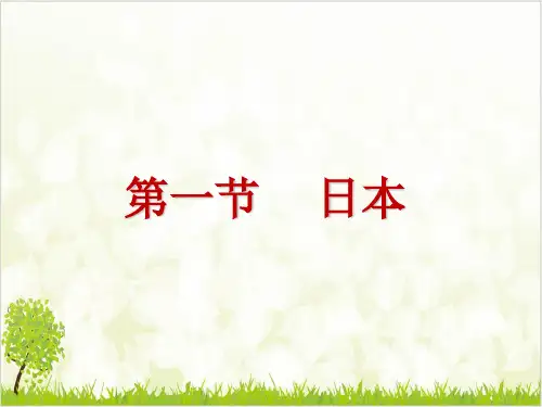 人教版《日本》精美版