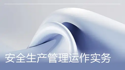 安全生产管理运作实务
