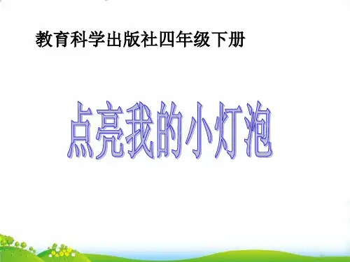 【教科版】《点亮小灯泡》PPT-全文课件1