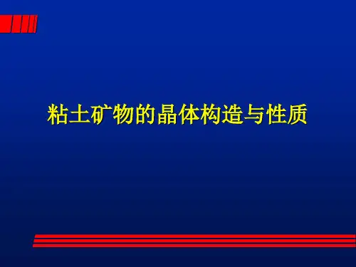 粘土矿物的晶体构造与性质