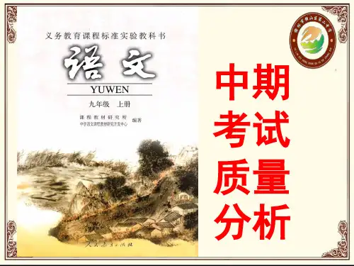 九年级语文质量分析