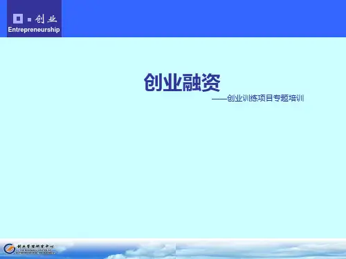 创业管理课件-创业融资(完整版)