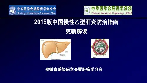 2015年中国慢性乙型肝炎防治指南解读