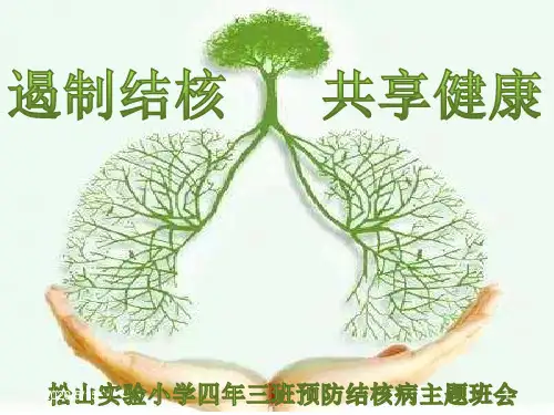 结核病预防主题班会PPT课件