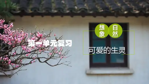 部编版语文三年级下册第一单元复习课件(共31张PPT)