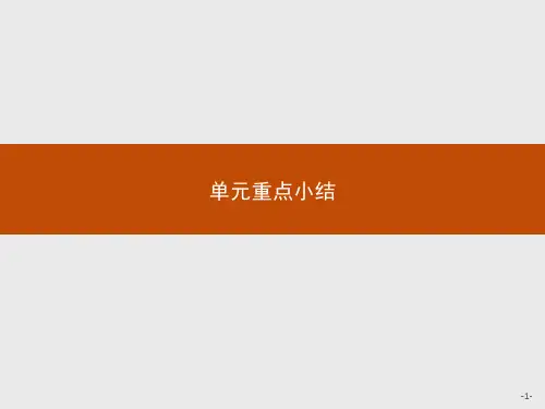 高中人教版英语选修6课件Unit5Thepowerofnature单元重点小结