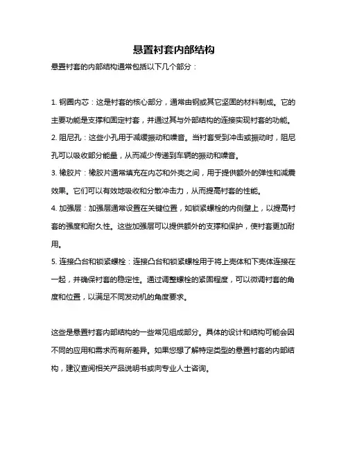悬置衬套内部结构