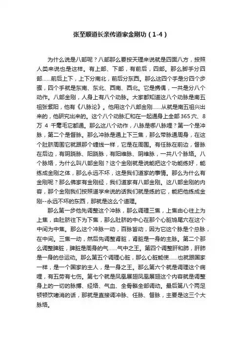 张至顺道长亲传道家金刚功（1-4）