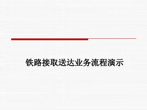 铁路接取送达业务流程演示
