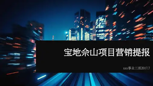 房地产佘山项目终稿