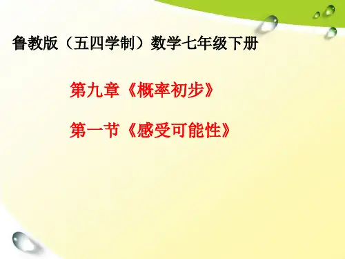鲁教版(五四制)七年级下册数学感受可能性课件