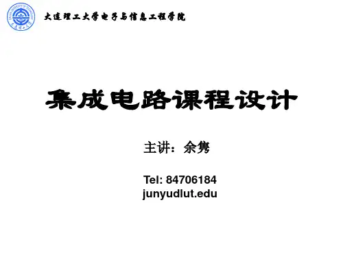 集成电路设计3-版图设计-PPT精选文档