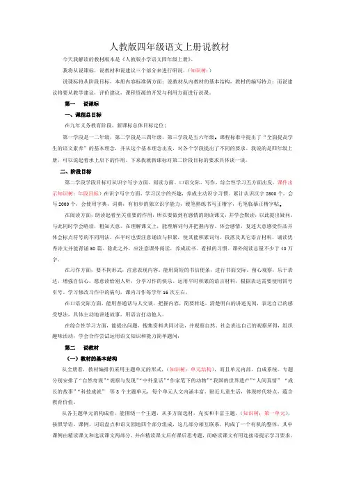 四年级语文知识树2
