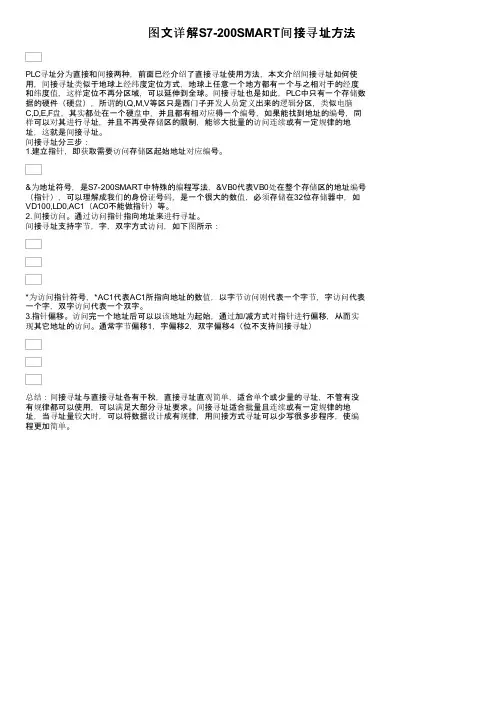 图文详解S7-200SMART间接寻址方法