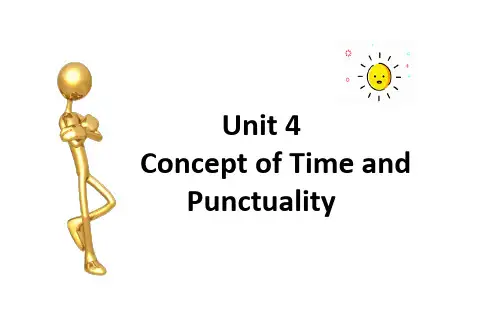 新编实用英语综合教程-第一册-U4-Punctuality-pays