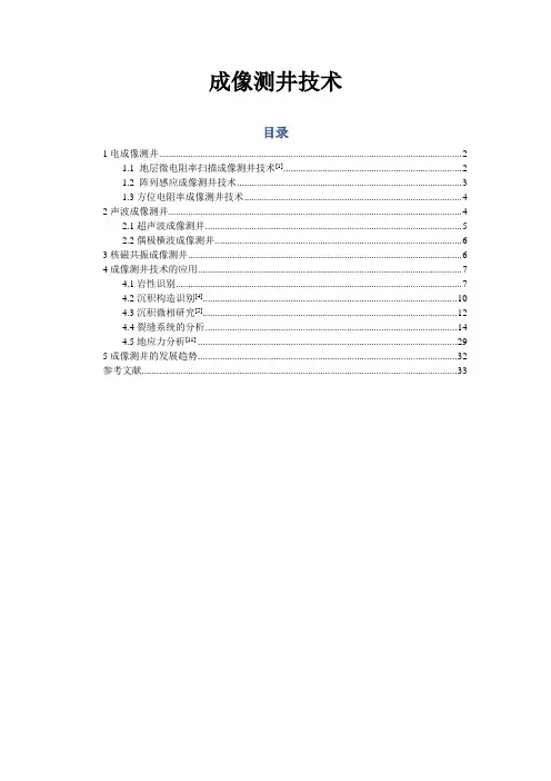 成像测井技术