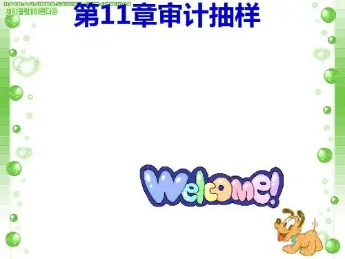 审计抽样概述(PPT 76张)