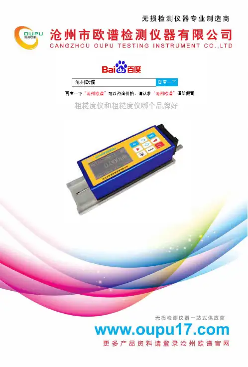 粗糙度仪哪个品牌好