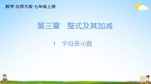 北师大版七年级数学上册《第三章总复习》练习题教学课件PPT初一公开课