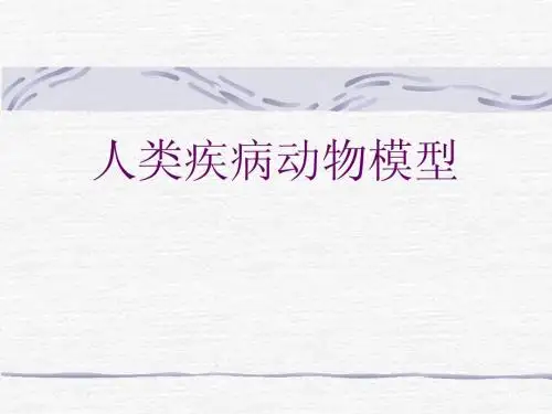 人类疾病动物模型