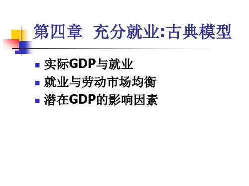 对外经贸大学宏观经济学课件(施丹)第四章.pptx