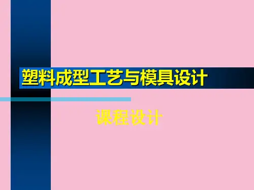 《塑料碗课程设计》ppt课件