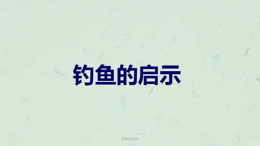 钓鱼的启示课件