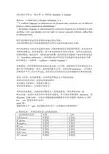 英汉语言差异之一综合语 vs 分析语 Synthetic vs Analytic
