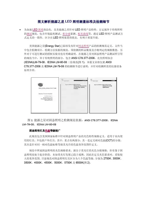 图文解析能源之星LED照明测量标准及检测细节