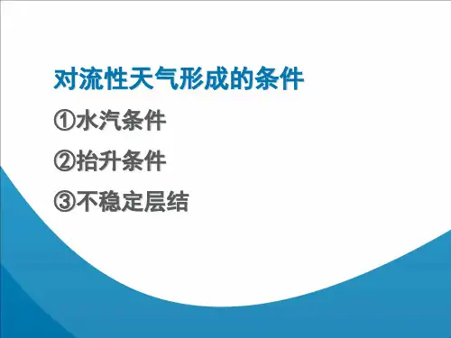 天气学分析诊断：第八章 大气稳定度的分析