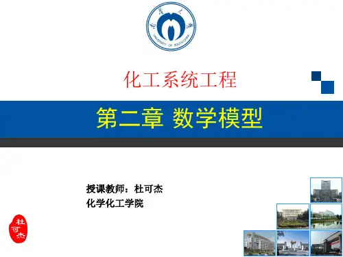 化工系统工程-过程模拟系统的模型  数学模型