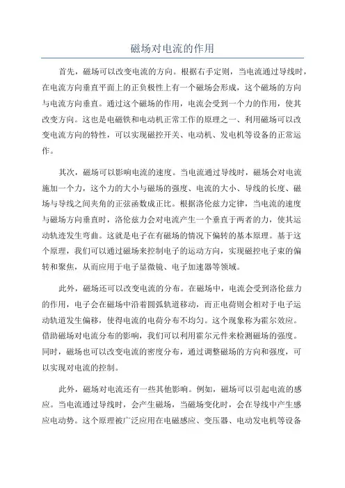 磁场对电流的作用
