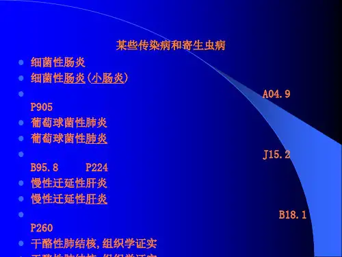 国际疾病分类ppt课件