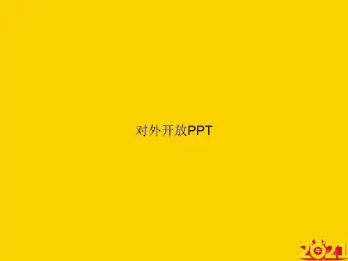 对外开放ppt正式完整版