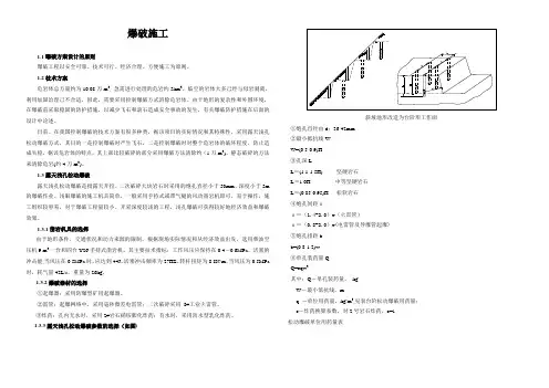 危岩清除与爆破施工