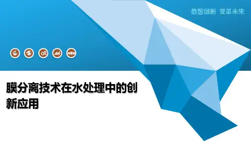膜分离技术在水处理中的创新应用