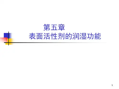 第五章润湿功能
