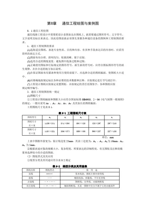 第8章 通信建设工程绘图与案例解析